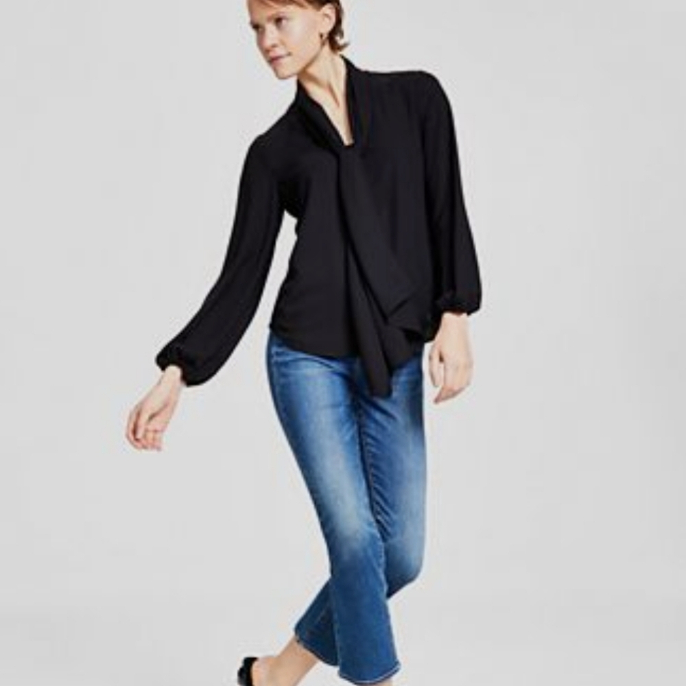WOMENS PARKER BLACK SILK BUTTON DOWN SHIRT BLOUSE TOP SZ MED $180